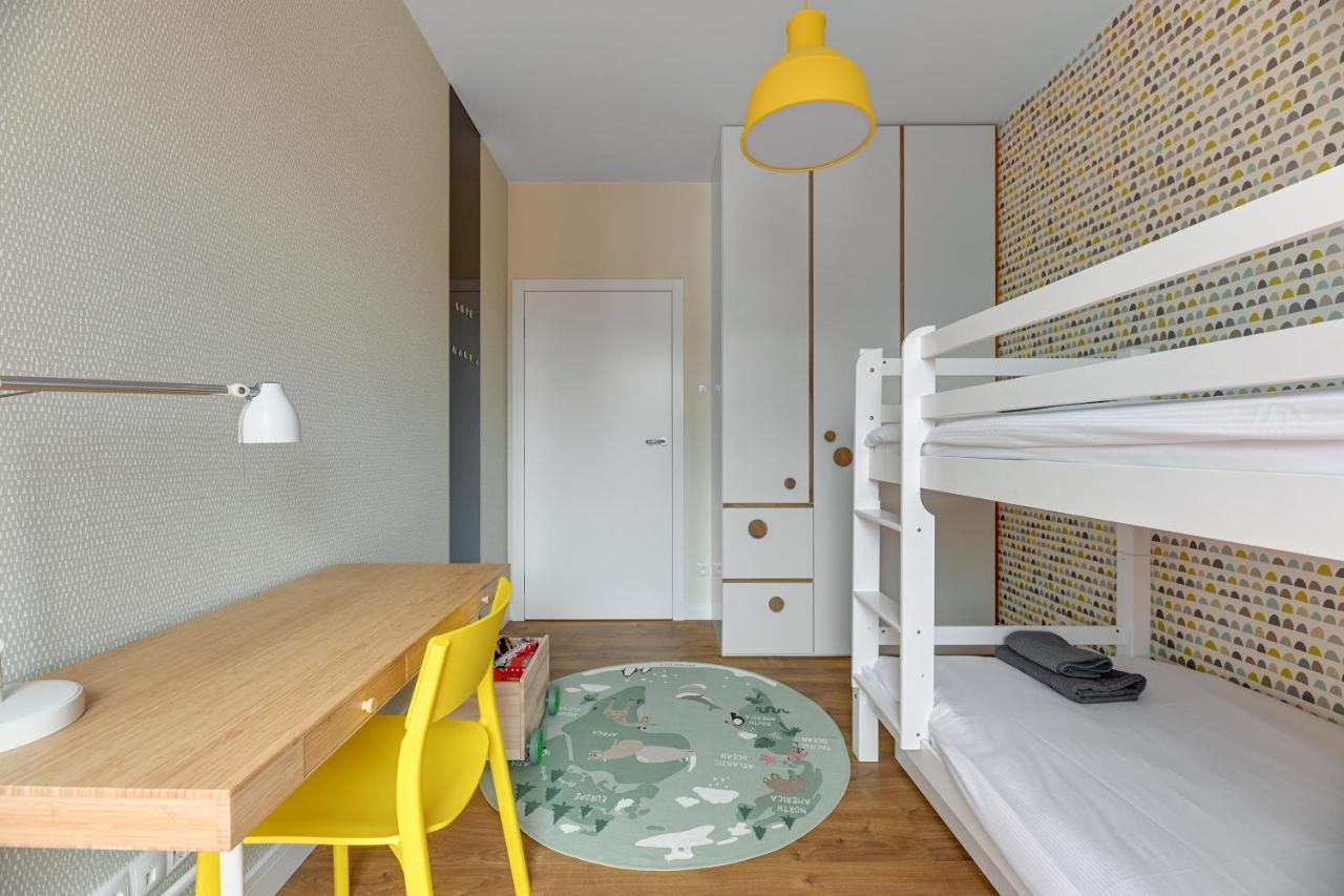 Premium Family & Business Old Town Riverside Apartment With Parking Danzica Esterno foto