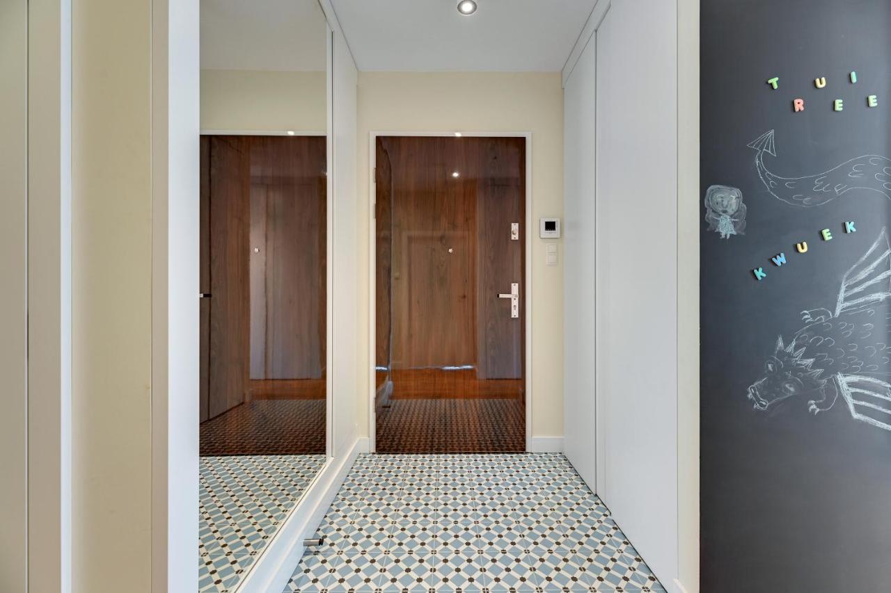 Premium Family & Business Old Town Riverside Apartment With Parking Danzica Esterno foto